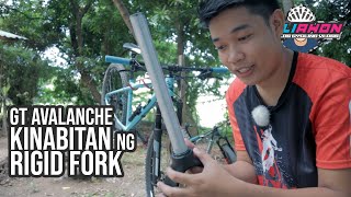 Rigid Fork Setup sa GT Avalanche  New Normal Bike Build [upl. by Ettevy53]