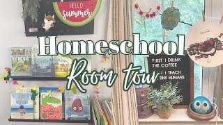 HOMESCHOOL ROOM TOUR  SMALL SPACE  PREK amp KINDER [upl. by Stoughton921]