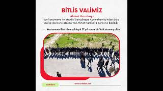 Vali Karakayadan İlk Mesaj bitlis gündem [upl. by Bridwell]