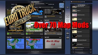 New Map Combo For ETS2 Over 70 Map Mods [upl. by Athena]