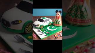 Pakistan Cake Ideas Pakistan Independence Day shorts video viralshorts javerias lifestyle [upl. by Ilyak251]