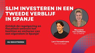 Slim Investeren in een Tweede Verblijf in Spanje [upl. by Ennagroeg]