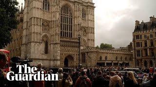 Bells toll for the Queen at Westminster Abbey and St Pauls Cathedral [upl. by Housen]