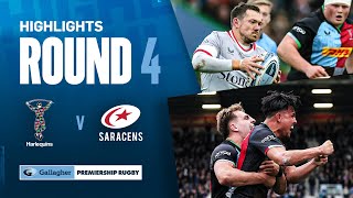 Harlequins v Saracens  HIGHLIGHTS  Heroic Defensive Display  Gallagher Premiership 202425 [upl. by Derinna784]