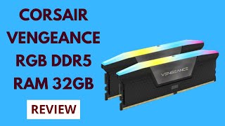 CORSAIR VENGEANCE RGB DDR5 RAM 32GB 2x16GB 6000MHz CL36 Intel XMP iCUE Compatible Computer Memory [upl. by Eelrefinnej]