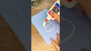 Reindeer Creative Technique ❄️🦌 Art for Kids shorts artforkids christmasart [upl. by Nodaj193]