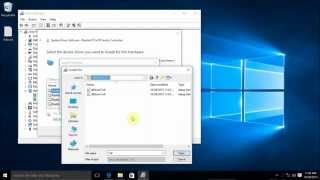 How To Install a Windows 10 Driver using an INF File [upl. by Fidele738]