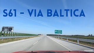 Via Baltica  Droga ekspresowa S61 Śniadowo  Łomża Południe  S61 Expressway  10092021 [upl. by Ardnaxela]