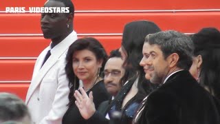 Pierfrancesco Favino Omar Sy on the red carpet  Cannes 14 may 2024 Film Festival [upl. by Ahsilrac133]