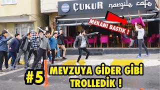 TOPLUCA İNSANLARIN ÜSTÜNE KOŞMA ŞAKASI İLE TROLLEDİK 5 [upl. by Ardiedak253]