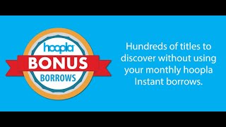 Hoopla Bonus Borrows Tutorial Web [upl. by Shriver995]