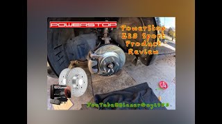 POWERSTOP Z23 Sport Brakes Product Review [upl. by Adlog]