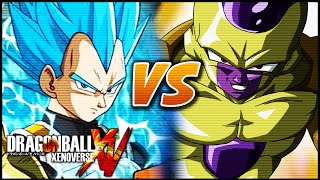 Mastered SSJ God Vegeta vs Golden Frieza Resurrection of F Mod  Dragonball Xenoverse【HD】 [upl. by Aihsyt527]