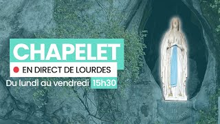 Prière du Chapelet à Lourdes  12 août 2024 [upl. by Thordis37]