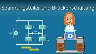 Brückenschaltung Wheatstone Brücke und Spannungsteiler berechnen [upl. by Nellie]