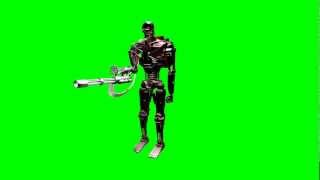 T600 terminator Explosion body green screen test cinema s01r02 [upl. by Esile444]