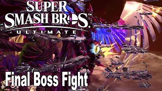 Super Smash Bros Ultimate  Final Boss Battle and True Ending HD 1080P [upl. by Ready28]