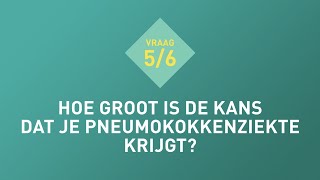 Vraag 5 Hoe groot is de kans dat je pneumokokkenziekte krijgt [upl. by Ainesej]