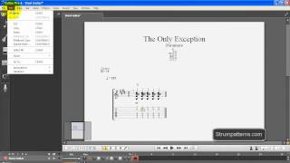 Guitar Pro 6 Tutorial Part 1 of 3  New and Hidden Features Using Chords Strumming and Tuning [upl. by Oinotnas319]