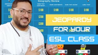 How to Play JEOPARDY in your ESL Class [upl. by Aseeram]