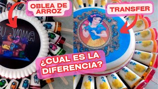 Diferencias entre Transfer Y Oblea de Arroz [upl. by Oiciruam]