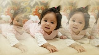 Hulyan and Mayas Baby Sister Meet Aleida a 5 Month Old Baby Girl [upl. by Yazbak]