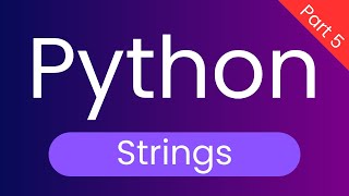 Python Strings  Part 5  Mezix [upl. by Kissee16]