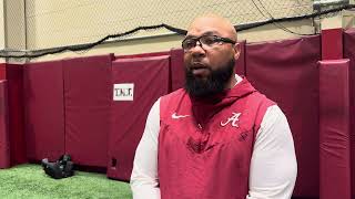 Alabama RB Coach Robert Gillespie Interview  Mercer Game Week [upl. by Su]