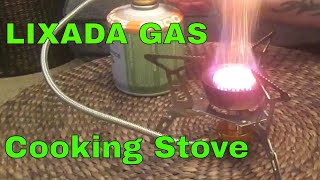 Backpacking Bushcraft Camping Lixada Gas Cooking Stove [upl. by Trebleda]