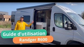 Tuto utilisation du fourgon aménagé Randger R600 [upl. by Odranar912]