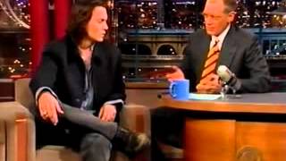 johnny depp on letterman show 1999 [upl. by Jereld746]