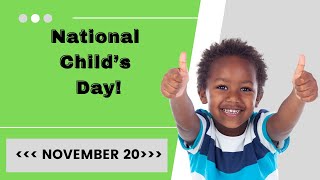 Discover the REAL Importance of National Child Day [upl. by Tengler]