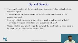 Optical Detectors  I [upl. by Pros]