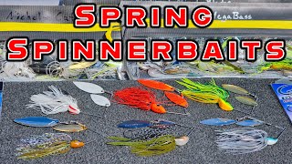 Spinnerbait Tricks For Spring Bass Fishing  Everything You Need To Know [upl. by Kimitri]