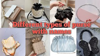 Different types of purses with names  different shapes of purse and bags [upl. by Asante804]