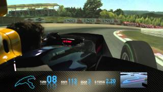 F1 Belgium  Video lap with Mark Webber [upl. by Leunamme]