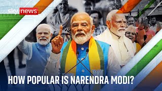 India election How popular is Narendra Modi [upl. by Engeddi503]