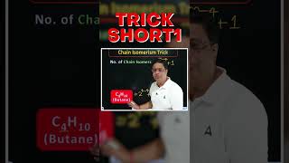 Calculate Chain Isomers in Secondsshorts neet2025 chainisomerschemistrytricks organicchemistry [upl. by Rosetta]