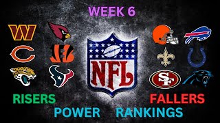 NFL Week 6 Power Rankings [upl. by Lightfoot]