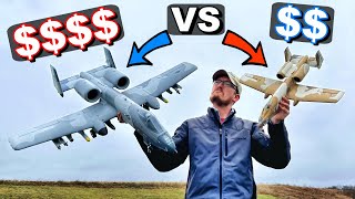 CHEAP RC Jet vs EXPENSIVE RC Jet  Which A10 Thunderbolt Warbird is Better  TheRcSaylors [upl. by Pearlstein]