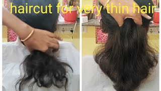 which haircut will suits for very thin hair haircutsinkannada shorthaircuts haircutsforthinhair [upl. by Madlin]