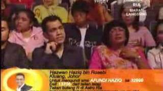 Konsert AF4 Minggu 7  Haziq  Tak Seindah Wajah [upl. by Ursa]