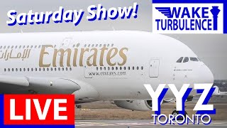 🔴LIVE Toronto Pearson Planespotting ✈️ CYYZ Airport Action 🌙 [upl. by Delfine31]