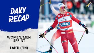 Skistad and Klaebo make it a Norway sprint double  FIS Cross Country World Cup 2324 [upl. by Akehsar]