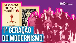 PRIMEIRA GERAÇÃO DO MODERNISMO  Resumo de Literatura para o Enem [upl. by Waldemar]