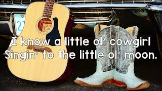 Little Ol Cowboy  Music K8 Lyric Video [upl. by Fosdick]