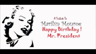 Marilyn Monroe quotHappy Birthday Mr Presidentquot Audio Live [upl. by Aloin528]