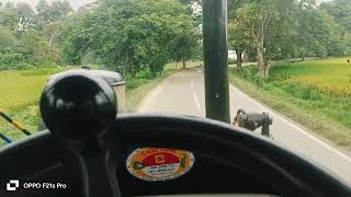 JCb backhoe loader running on hill area side Kohima tripped over work [upl. by Oram475]