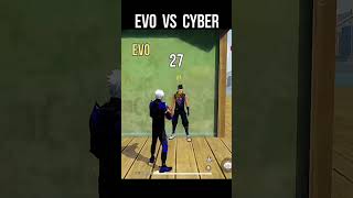 EVI vs CYBER DAMAGE BATLE Y T gaming  free fire ytshorts [upl. by Ttirrej253]