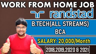 Work from Home jobs in Telugu  Randstad Work from Home job Randstad jobs Latest jobsV the Techee [upl. by Yzzik]